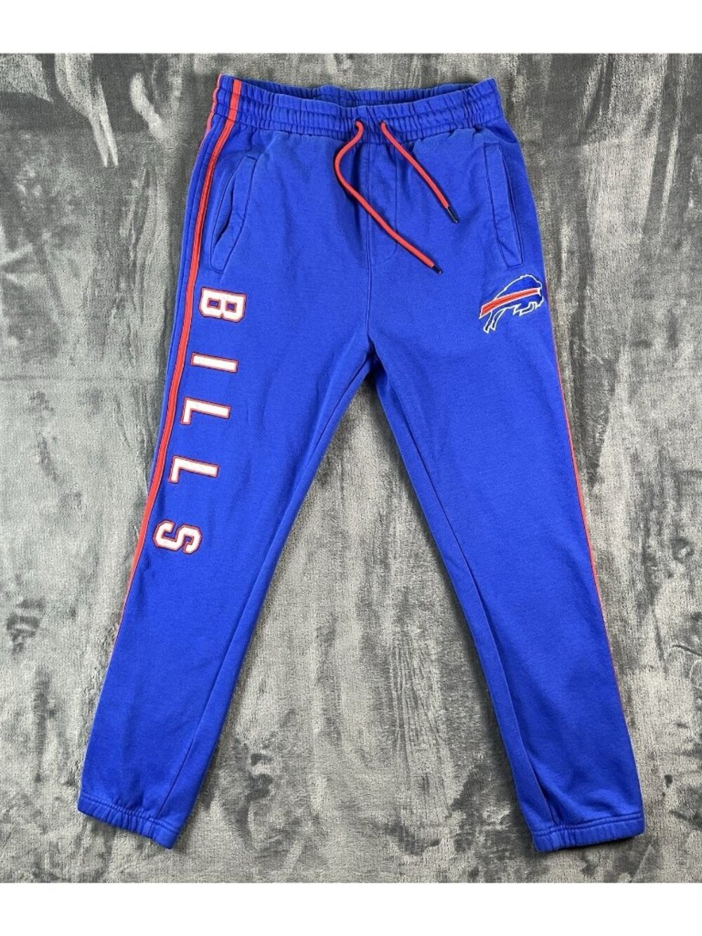 Buffalo Bills Sweatpants Mens M Blue Red NFL Ultra Game Joggers Fleece